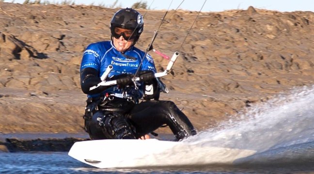 La vidéo du record du monde de vitesse de kitesurf par Alexandre Caizergues
