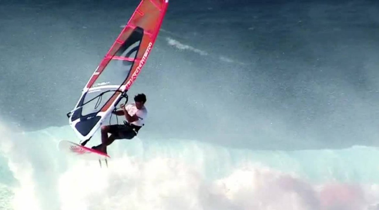 Session windsurf avec Philip Köster