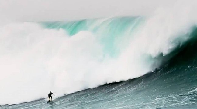 Un 22 décembre sur la vague géante de Belharra