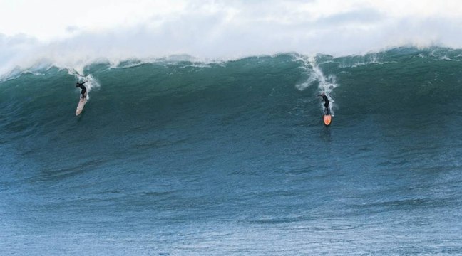 Belharra : session mythique de grosses vagues !