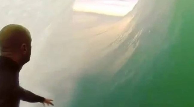 Le gros tube de Shane Dorian à Hossegor