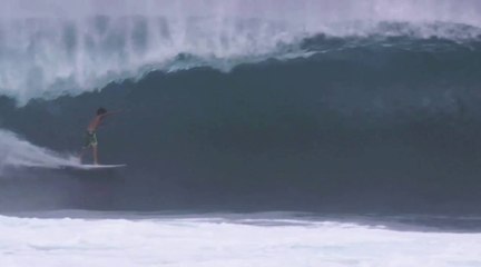 Evan Geiselman sur le North Shore à Hawaii