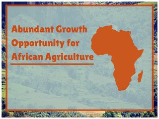 Agricultural Growth Opporutnity For Africa