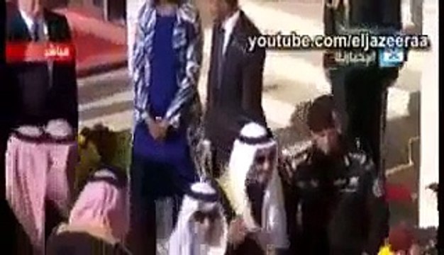 King Salman leaves Obama in Asar prayer Time First Namaz then all protocols