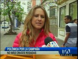 Campaña “No más cruces rosadas” genera polémica en Quito