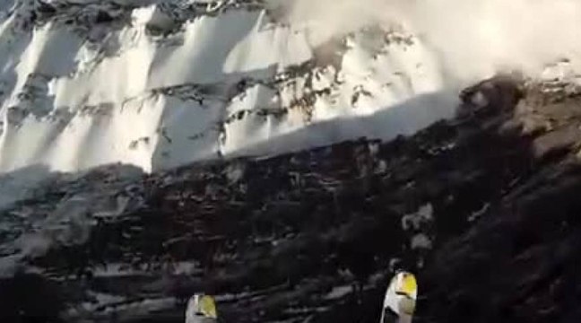 Matthias Giraud échappe de justesse à une avalanche