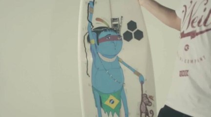 Nouveau design de la planche de Jordy Smith