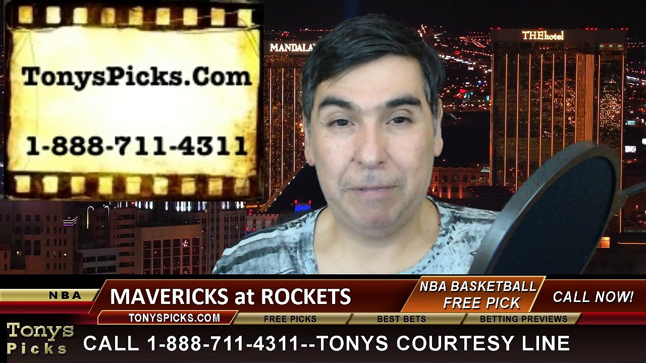 Houston Rockets vs. Dallas Mavericks Free Pick Prediction NBA Pro Basketball Odds Preview 1-28-2015
