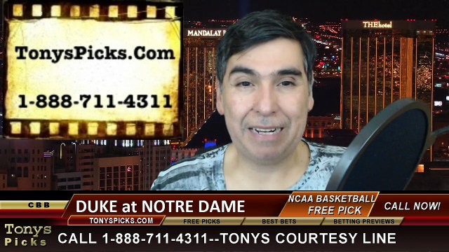Notre Dame Fighting Irish vs. Duke Blue Devils Free Pick Prediction NCAA College Basketball Odds Preview 1-28-2015
