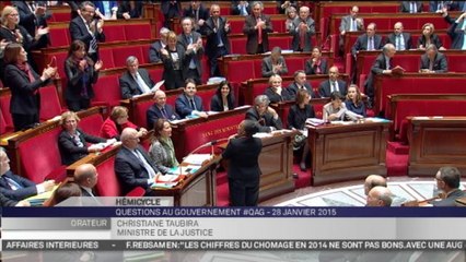 QAG : Christiane Taubira ovationnée