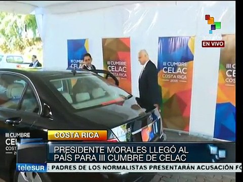 Llega presidente de Panamá a Costa Rica; participará en Cumbre Celac