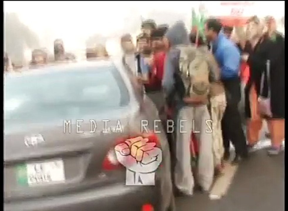 Disturbing Visuals - PTI Hooligans Abuse Honorable Citizens