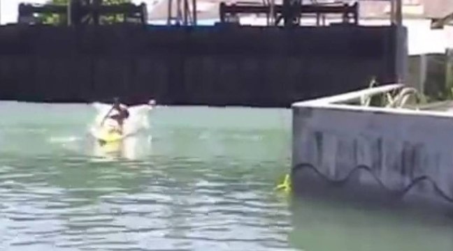 Une piscine à vagues qui marche à la force des bras