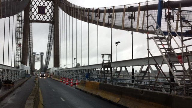 Travaux sur le pont : dernière ligne droite
