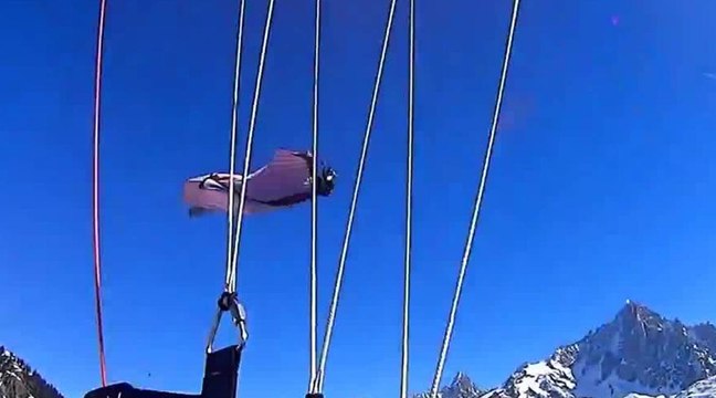 Speedriding vs wingsuit, un dépassement à haut risque au Brévent