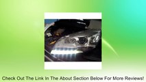 LOOYUAN Ford 2013-2014 Escape Kuga 8 LED DRL Daytime Running Lights Driving Fog Lamp Set Review