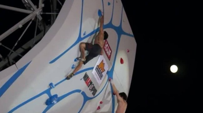 L'acsension en 44 secondes de Sean McColl au Psicobloc Masters 2014.