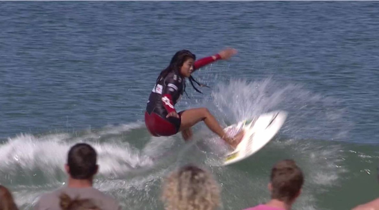 Swatch Girls Pro France 2014 : Mahina Meada signe la meilleure vague du jour 2