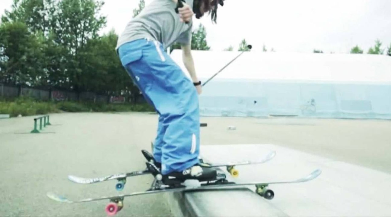 La nouvelle discipline de freestyle : le skateski