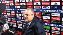 VIDEO Lotito: 'Il Milan si rialzerà, ma onore alla Lazio'