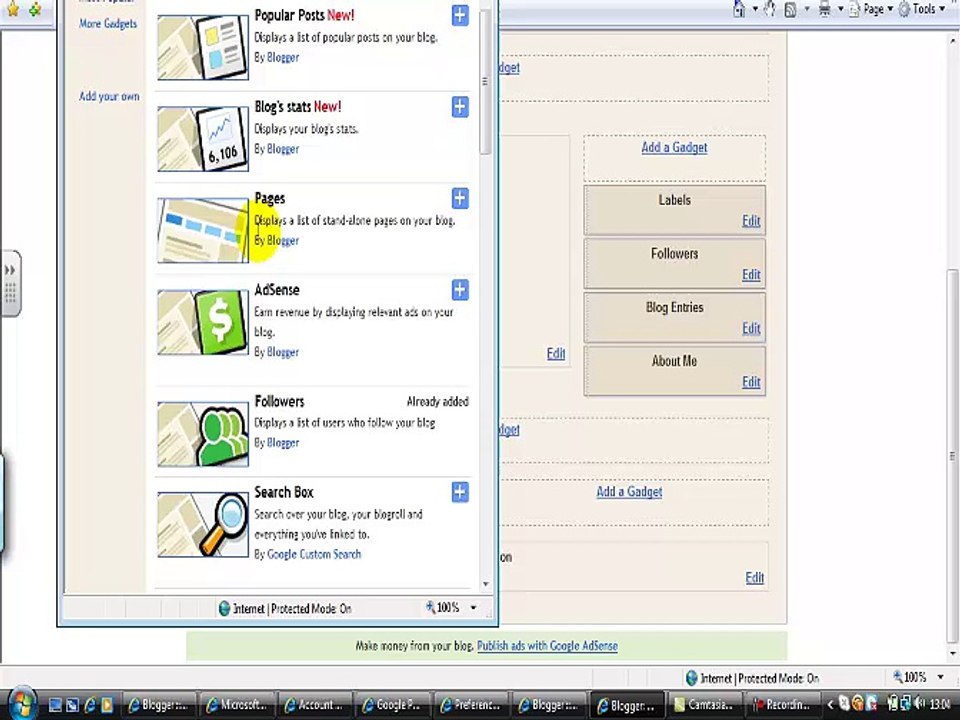 Free online tutorial for using Blogger_13