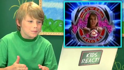 KIDS REACT TO POWER RANGERS