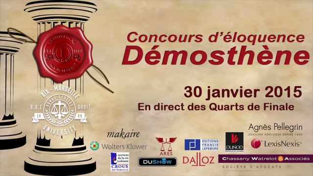 Quarts de finale - Concours d'éloquence Démosthène 2015
