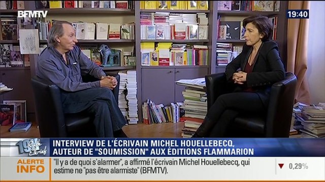 19H Ruth Elkrief: On ne peut pas être optimiste à l'heure actuelle , Michel Houellebecq (2/2) - 28/01