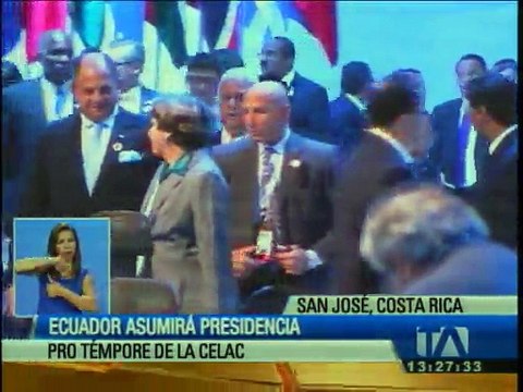 Ecuador asumirá presidencia pro témpore de la Celac