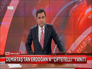 Demirtaş'tan Cumhurbaşkanı Erdoğan'a Çiftetelli oynuyorlar yanıtı