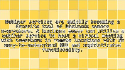 Using A Webinar As A Business Tool