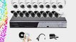 iPower Security SCCMBO0015-2T 16 Channel 2TB HDD Full D1 DVR Security Surveillance System with