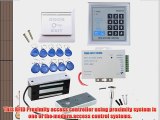 IMAGE? Full set RFID Door Access Control system Kit With 60kg 130LBs Electric Magnetic lock