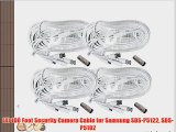(4) 100 Foot Security Camera Cable for Samsung SDS-P5122 SDS-P5102