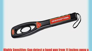 UniquExceptional UHMD Hand-Held Security Metal Detector (Black)