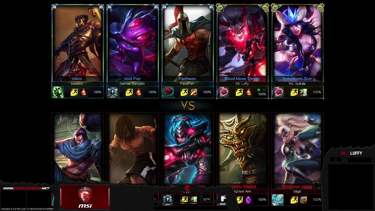 WarLegend.net  Luffy SoloQ/DuoQ League of Legends (REPLAY)