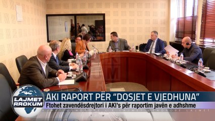 AKI RAPORTON PER DOSJET E VJEDHUNA