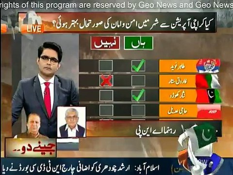 Aaj Shahzaib Khanzada Kay Sath - 30th January 2015