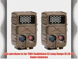 (2) CUDDEBACK E2 Long Range IR Infrared Micro Trail Game Hunting Cameras | 20MP