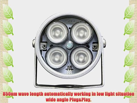 Univivi U03R WideAngle 90 Degree 4pcs High Power LED IR Array Illuminator