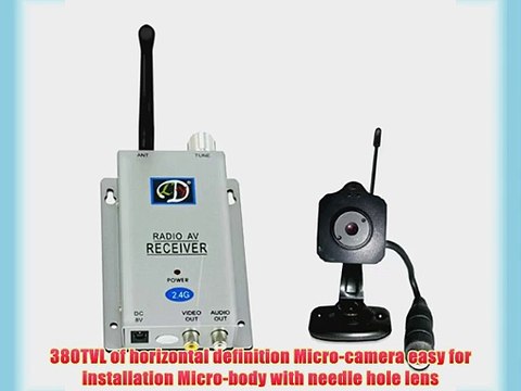 LYD W203E1 Wireless Camera Kit with Upto 4 Channels and 100m Transmission Distance (Silver)