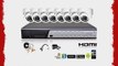 iPower Security SCCMBO0008-1T 8 Channel 1TB HDD Full D1 DVR Security Surveillance System with