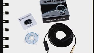 AGPtek? 15m 50ft USB Cable Waterproof Drain Pipe Pipeline Snake camera Inspection