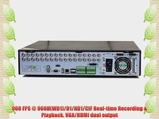 Aposonic A-S3216T3 Professional CCTV 32-Channel H.264 Video Compression Full 960H / D1 Real-Time