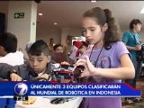 Niños y jóvenes desafían a la ciencia en busca de un lugar para el Mundial de Robótica