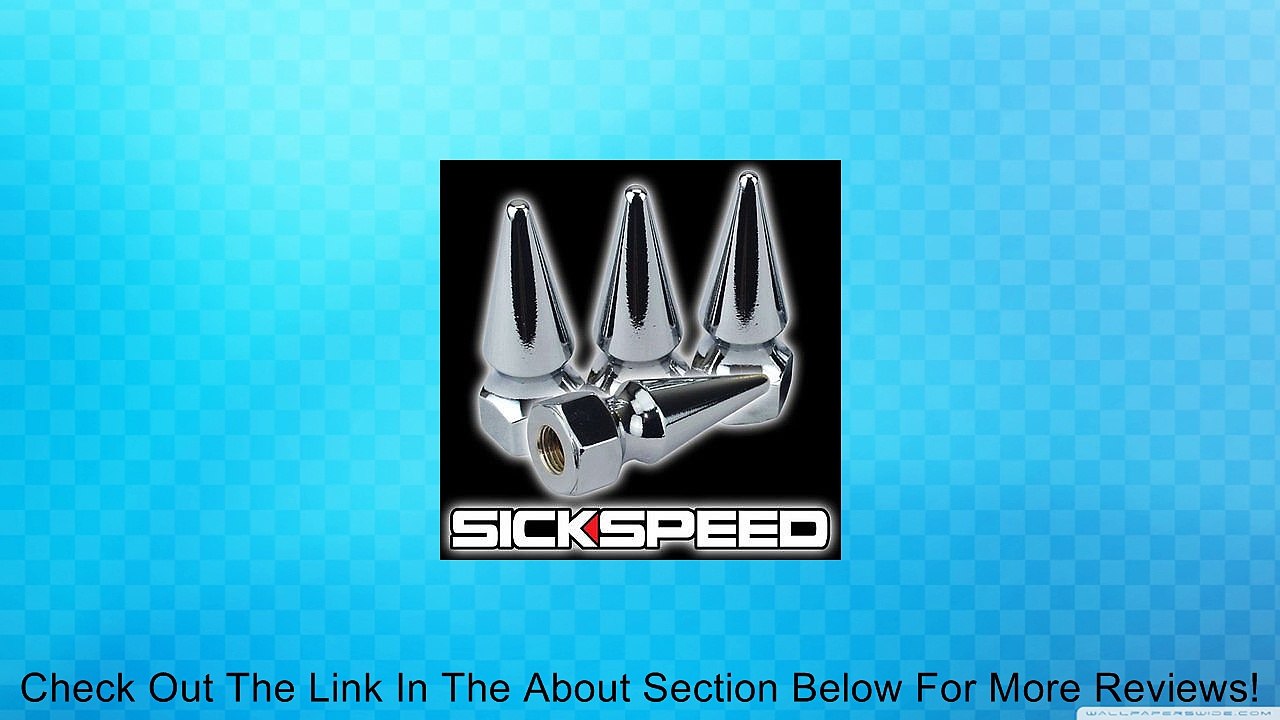 4 Pc Chromed Aluminum Spiked Bolt For Strut Tower Dress Up Bay/Kit 10X1.25 A Review
