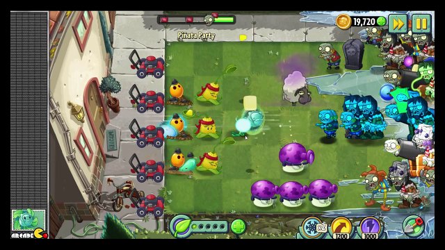 Plants vs Zombies 2 Frostbite Caves Pinata Party 1 26!