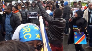 MARCHE DES CONGOLAIS DE BELGIQUE CONTRE LA LOI ELECTORALE