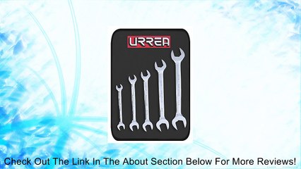 URREA 3000N 3/8-7/8-Inch Open End Wrench Set, Chrome Review