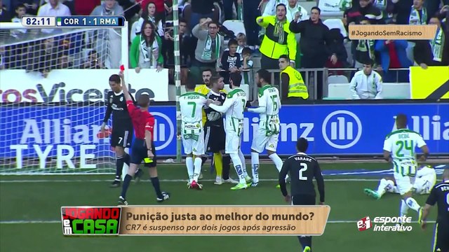 Justo ou injusto? A punição de CR7 foi assunto no programa de hoje.